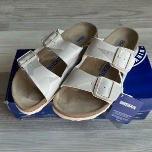 Arizona Bs Camo Snow White Birkenstock